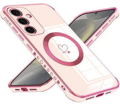 Obrázok produktu pre Puzdro pre Samsung Galaxy S24, MagSafe, magnetické, TPU silikón, ružové, nárazuvzdorné, odolné proti poškriabaniu