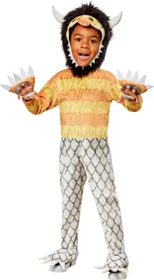 Immagine prodotto di Dove sono le cose selvagge - Costume ''Carol'' - Bambini BN5783 (92) (Arancione/Giallo/Bianco)