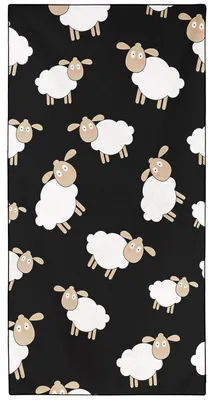 Produktbild von Strandtuch Mikrofaser 180x90cm Schnelltrocknend Sandfrei XXL Schaf