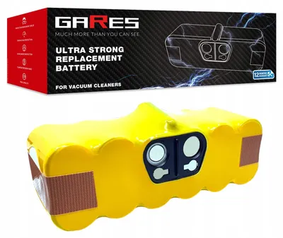 Zdjęcie produktu dla GARES Akumulator Bateria do iRobot Roomba 786 880 785 660 615 | 14,4V 3,5Ah | Seria Wzmocniona Wysoka Wydajność | Gares