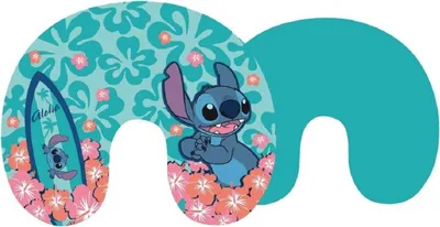 Image de Oreiller de voyage Lilo & Stitch - Oreiller moelleux pour des voyages agréables