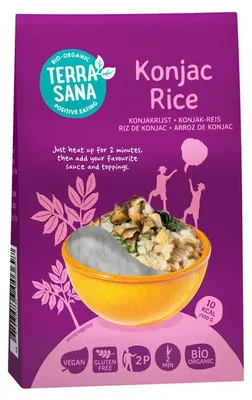 Produktbild von Konjak Reis 250g, KI-generiertes Bild