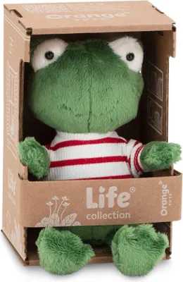 Immagine prodotto di Giocattoli arancioni rana di peluche 18 cm - Ozzy la rana