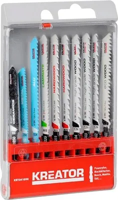 Image de Coffret De 10 Lames Pour Scie Sauteuse - Kreator