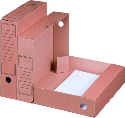 Produktbild von 1920 x Archiv-Ablageboxen Archivschachteln mit Beschriftungsfeldern 7,5cm