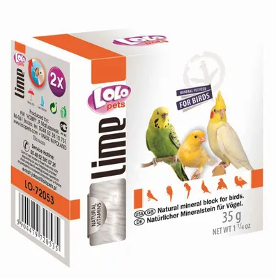 Immagine prodotto di LOLO PETS LOLO LINE - Cubo di lime naturale - per pappagalli 35g