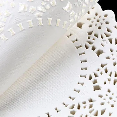 Produktbild von Wegwerf-Service für Hochzeiten und Geburtstage - 14 cm runde weiße Papierplatten