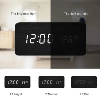 Image de INF Réveil numérique avec LED Bleu