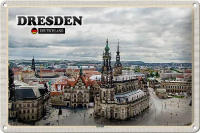 Produktbild von Blechschild Städte Dresden Deutschland Altstadt 30x20cm