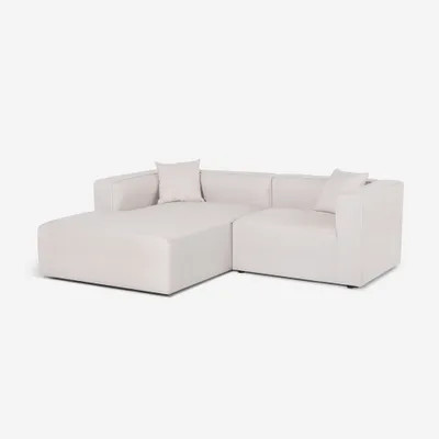 Produktbild von Sofa 3-Sitzer modular Halbinsel Ecke aus Stoff Lorys - Beige
