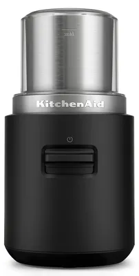 Zdjęcie produktu dla KitchenAid 5KBGR100BM, Młynek z ostrzami, 113 g, 22000 RPM, Czarny, MATTE BLACK, Plastik