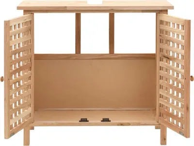 Obrázek produktu pro vidaXL Toaletní stolek z masivního dřeva ořech 66x29x61 cm