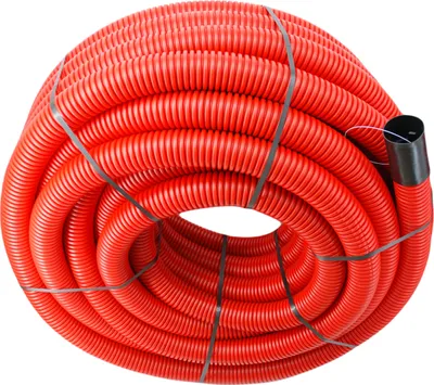 Produktbild von M 75mm ROT - 15m Wellrohr Leerrohr Elektrorohr Erdwellrohr