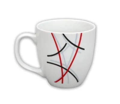 Image de Mug Thun 1794, porcelaine tchèque, 360 ml, ligne, Thun