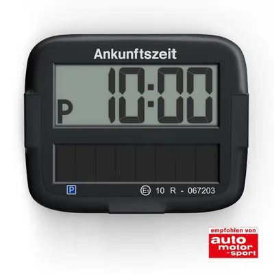 Produktbild von Needit Park Micro Solar elektronische Parkscheibe KBA zugelassen Schwarz