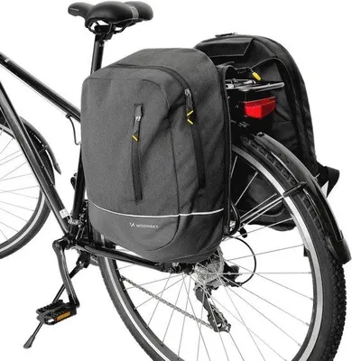 Produktbild von Famanu 2-in-1 Fahrradtasche und Rucksack - Wasserdichter Gepäckträger