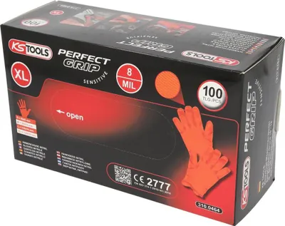 Obrázek produktu pro KS-Tools 310.0464 Rukavice nitrilové, XL, 100 balení k