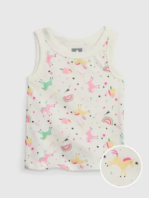Produktbild von GAP Kinder-Tanktop mit Muster, Größe 12-18 Monate