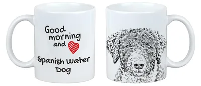 Zdjęcie produktu dla Hiszpański pies wodny, andaluzyjski turecki pies, turecki pies - kubek z psem, kubek z motywem, spersonalizowany prezent marki Art-Dog
