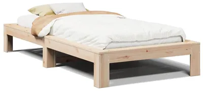 Obrázok produktu pre vidaXL Posteľ z masívu bez matraca 90x200 borovicové drevo
