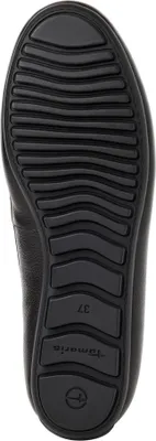 Produktbild von Tamaris Damen Slipper Leder Mokassin sportlich Zierspange 1-24630-44, Größe:40 EU, Farbe:Schwarz