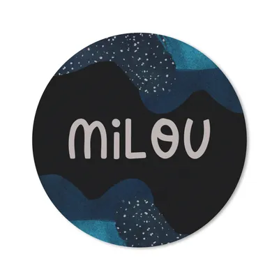 Produktbild von MuchoWow® Mauspad Mousepad Milou - Pastell - Mädchen 20x20 cm - Mousepads - Maus Mat - Pad - Mausunterlage - Schreibtischmatte