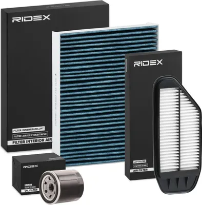 Produktbild von RIDEX Filterset Inspektionspaket Filtersatz für CHEVROLET SPARK (M300)