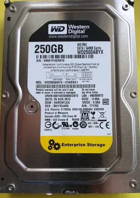 Produktbild von Western Digital WD2503ABYZ 250GB SATA 3,5"