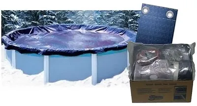 Produktbild von 4,57 x 9,14 m ovale winterabdeckung für oberirdische schwimmbäder Swimline CO81833