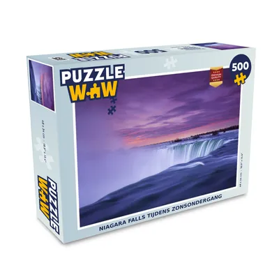 Obrázok produktu pre MuchoWow® Puzzle 500 ks Vodopád - Amerika - Niagarské vodopády