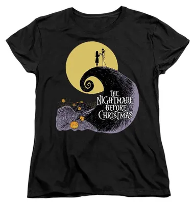 Produktbild von The Nightmare Before Christmas - T-Shirt für Damen TV4199 (XL) (Schwarz)
