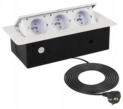 Produktbild von Design Light KOMBIBOX Einbau Steckdose 3x230V Weiß