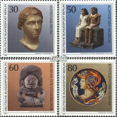 Produktbild von Briefmarken Berlin (West) 1984 Mi 708-711 (kompl.Ausg.) FDC Kunstschätze