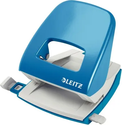 Produktbild von Bürolocher Nexxt Metall 30 Blatt hellblau Packung mit 30 Stück