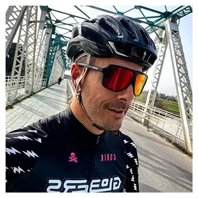 Produktbild von Polarisierte Sport-Sonnenbrille für Radfahrer für Männer und Frauen zum Laufen, Golfen, Wandern, Volleyball, Tennis, Autofahren und Angeln