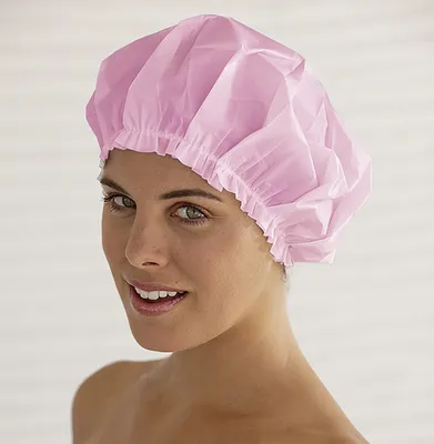 Produktbild von Duschhaube Folie-Duschhaube Fashy  Shower Cap  rosa onesize