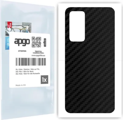 Produktbild von apgo Rückseite Schutzfolie für Xiaomi 12 -  Hinten Schutzfolie Carbon, Rückseite Folie schützt vor Kratzern und Fingerabdrücken