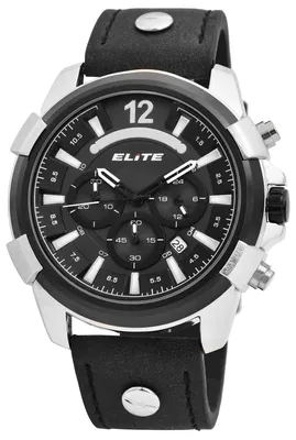 Immagine prodotto di Orologio da uomo EL0005 con cinturino in Pelle finta e indicatore della data