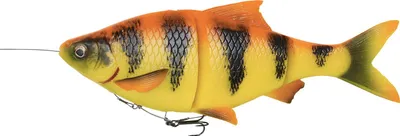 Produktbild von Savage Gear 4D Line Thru Roach - Gummifisch, Modell:Golden Ambulance. 18cm. 80g slow sink