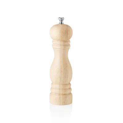Image de Moulin à sel laqué naturel, 20 cm, bois, Classic Mill