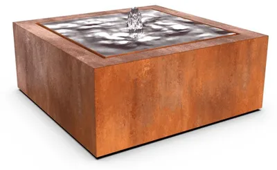 Productafbeelding van Watertafel Taula Quadra 100 x 100 x 40 cm Waterornament Geroba