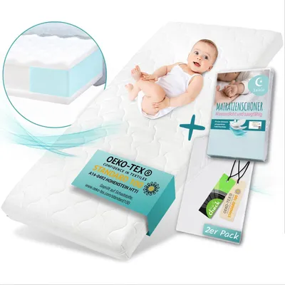 Produktbild von Kindermatratze 100 - 70 x 140 x 11 cm - Mit Matratzenbezug