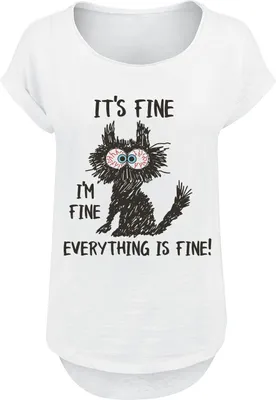Produktbild von Tierisch T-Shirt Damen Fine weiß 3XL
