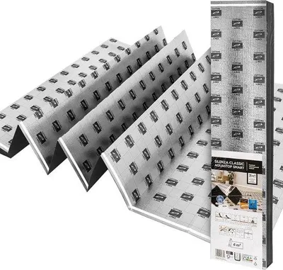 Zdjęcie produktu dla Podkład akustyczny o grubości 3 mm, przeznaczony pod podłogi z parkietu i laminatu, z technologią AquaStop – idealny do ogrzewania podłogowego