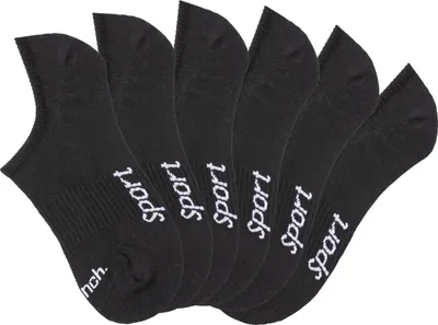 Produktbild von Bench Sneakersocken 6 -teilig 6x schwarz Größe 35/38
