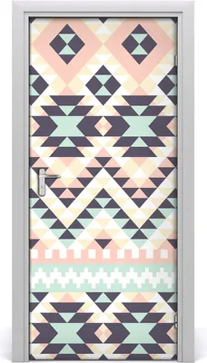 Produktbild von Tulup Türaufkleber 95x205 cm Dekorative Aufkleber Selbstklebend Wasserdichte Tapete Abnehmbar Schlafzimmer Wohnzimmer Wohnkultur - Ethnizität