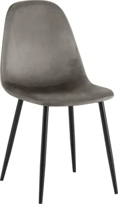 Produktbild von Esszimmerstuhl LISEN - Samt Anthrazit 44x51x88 cm | Essstühle Esszimmerstühle Küchenstühle Wohnzimmerstühle