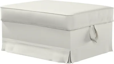 Produktbild von Dekoria Bezug für Ektorp Bromma Hocker, hellgrau, Husse, Ektorp Bromma
