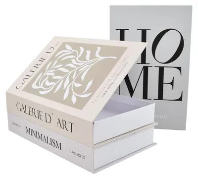 Productafbeelding van Set van 3 Moderne Decoratieve Boeken zonder Pagina's