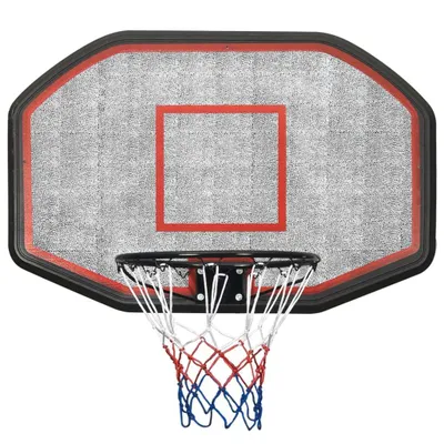 Produktbild von vidaXL Basketballkorb Schwarz 109x71x3 cm Polyethylen